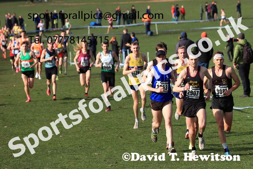 Senior Men, 2024 CAU Inter Counties Cross Country Champs., Wollaton Park, Nottingham. Photo: David T. Hewitson/Sports for All Pics